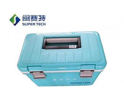 Caixa de refrigerador de plástico
